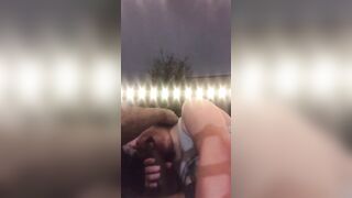 She suck that dick outside