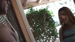 Lusty brunette goes down on hung stud then gets facial - 1 image