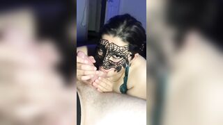 Latina milf sucks white dick - 7 image