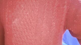 Lisa with Big Tits Show her Boobs for Casting for get new Job. she Play with her Boss in Sexy Style - 7 image