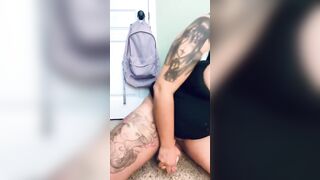 Quickie before Work with a Big Dildo. - 9 image