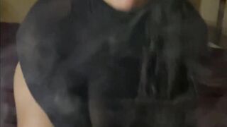 Wife Smoking Talking Dirty Sucking Cock and Gagging getting Fuck and Enjoying her Blunt Deep Throat - 7 image