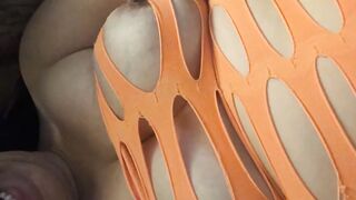 Caressa- Red Lingerie- Blowjob