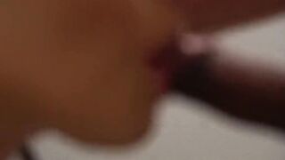 Close up Blowjob with Beautiful Cum Dripping