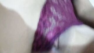 Latin Woman Masturbating with her new Dildo - 14 image