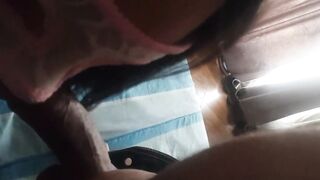 Latina Sucks me off for Money 100% AMATEUR