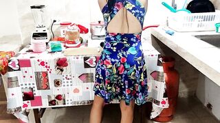 Fucking my Beautiful Stepdaughter in the Kitchen when her Mom is not at home I won't even let her eat - 13 image