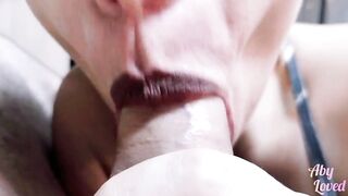 Clouse up - Perfect Blowjob - I Sucked Tasty before Leaving - 10 image