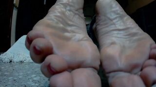 I Show you my Soft Feet while I Watch TV! Enjoy It!!