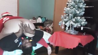 How the Naughty and very Horny Black Grinch Stole Christmas and Ate Mrs. Claus Fat Juicy Pussy - 13 image