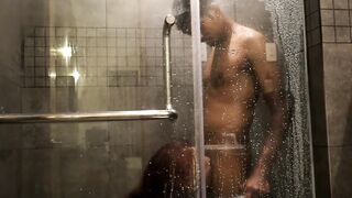 Sheron&Don Bathroom Romantic Fuck and Blowjob - 6 image