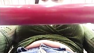 Woman Masturbating in Clothing Store right next to Strangers - 3 image