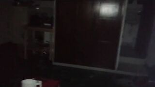 I went into my mother-in-law's room when I was asleep and woke her up with my large weenie in her throat - 1 image