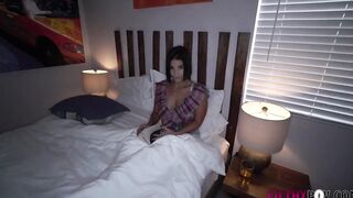 Making the Hawt Breasty Latin Babe Babysitter Antonella Fuck me to keep her Job - 1 image