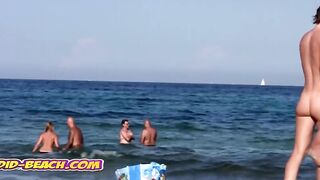 In Nature's Garb and Fit Nudist Chick with a Hairless Vagina Caught on Hidden Camera - 12 image