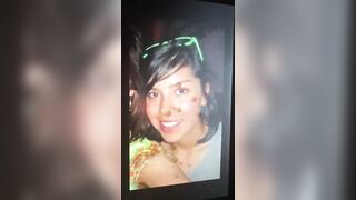 Hawt Lalin Girl Acquires Some Other Facial Cum Tribute