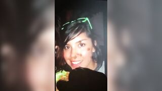 Hawt Lalin Girl Acquires Some Other Facial Cum Tribute