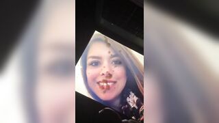 Sexy Latin Babe Receives A Facial Cum Tribute - 14 image