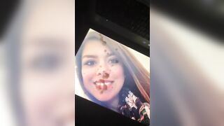 Sexy Latin Babe Receives A Facial Cum Tribute - 15 image