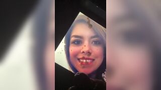 Sexy Latin Babe Receives A Facial Cum Tribute - 2 image