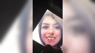 Sexy Latin Babe Receives A Facial Cum Tribute - 4 image