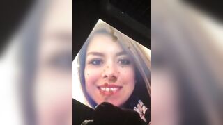 Sexy Latin Babe Receives A Facial Cum Tribute - 6 image