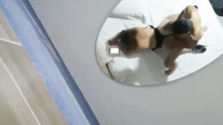 Sexy amateur girl threesome in hotel - 14 image