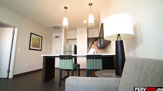 Latina stepmom Havana Bleu drilled from behind doggy - 1 image