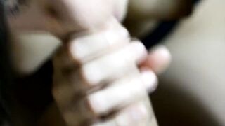 Latina Blowjob ends with a mouth creampie - 13 image