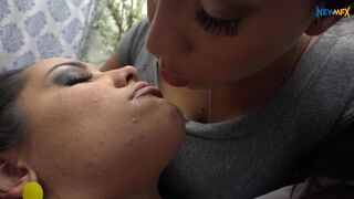 Kiss ☀️ Latina ASMR - 1080p Close Lesbian Kissing - 2 image