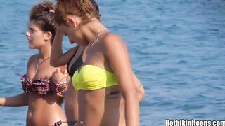 Hot Bikini Teens Beach Voyeur Bikini Spy Close-Up 4K UHD Video 27 - 8 image