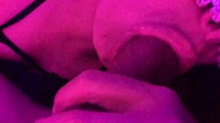 RedFantasies FREEBIES: Threw on my black slutty net outfit and went to suck dick