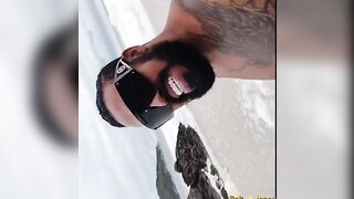 BEHIND THE SCENES OF A WONDERFUL DAY AT A NUDE BEACH, "XANDELLE AND THE HONEY FAIRY"