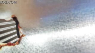 Caught and recorded in an outdoor dressing room