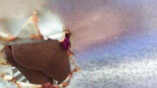 Caught and recorded in an outdoor dressing room