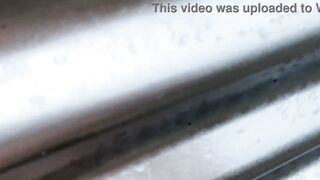 Pervert records through the outdoor dressing hole