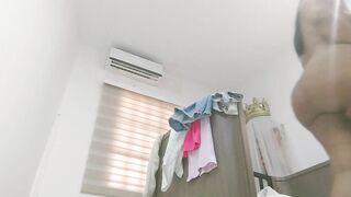 Catching my big ass stepmother changing clothes