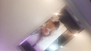 Fucking my dog in a hostel with mirrors on the ceiling
