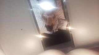 Fucking my dog in a hostel with mirrors on the ceiling