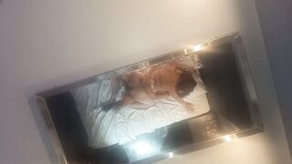 Fucking my dog in a hostel with mirrors on the ceiling