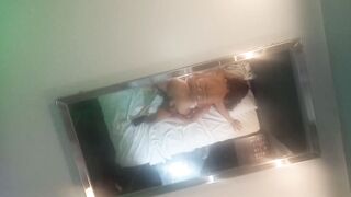 Fucking my dog in a hostel with mirrors on the ceiling