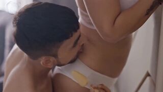 Indian beautiful Aunty have fun with inexperienced boy - 12 image