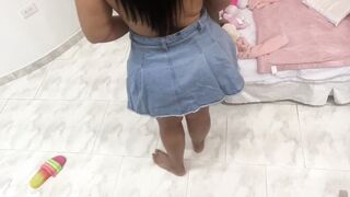 My stepmother's sensuality recorded in her room