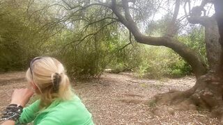 EXCURSION WITH MY STEPBROTHER - BLOWJOB ON THE MOUNTAIN - CUM IN MOUTH - 2 image