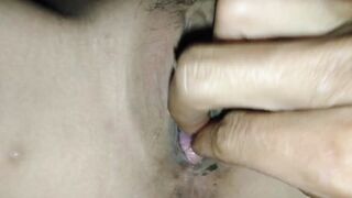 Fucking nurse's clitoris until her pussy is wet