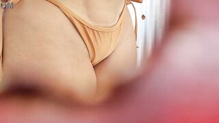 Surprise in the beach dressing room recording