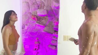 I fuck my step brother while he teaches me how to paint and cumming in his tight ass - 1 image