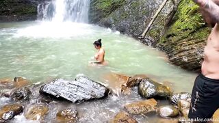 Morbid Masturbates While I Get Naked in the River - Silvana Lee & Brian Evansx - 4 image