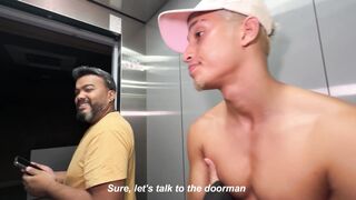 Big ass neighbor convinces me to fuck inside the elevator - Kylei Ellish & Millan Rodriguez - 11 image