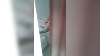 Stepson enters my room, catches me masturbating and fills me with milk